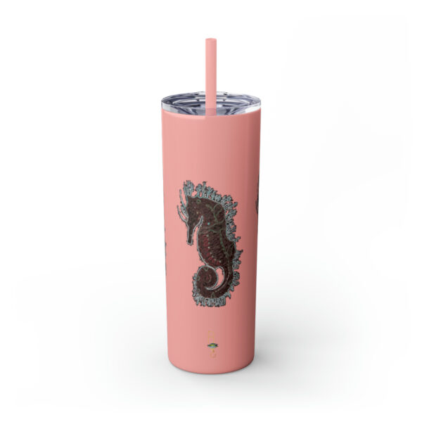 'Electric Seahorse Sea Life Series”™ Skinny Tumbler with Straw, 20oz, Seahorse Tumbler, Seahorse Cup, Seahorse Travel Mug, 20oz Travel Mug, Seahorse Tumbler, Seahorse Travel Mug, 20oz Tumbler, Seahorse Travel Cup, Spillproof Cup, Spill Proof Travel Mug, Seahorse Spill Proof Cup - Image 20