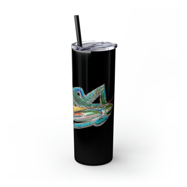 " Carolina Blue Sea Life Series”™ Skinny Tumbler with Straw, 20oz, Blue Crab Tumbler, Cup, Crab Travel Mug, Blue Crab Travel Mug, 20oz Tumbler, Crab Travel Mug, Crab Tumbler, Crab Travel Cup, Spillproof Cup, Spill Proof Travel Mug, Crab Spill Proof Cup - Image 32