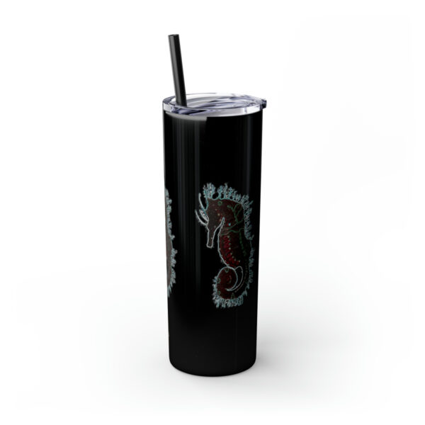 'Electric Seahorse Sea Life Series”™ Skinny Tumbler with Straw, 20oz, Seahorse Tumbler, Seahorse Cup, Seahorse Travel Mug, 20oz Travel Mug, Seahorse Tumbler, Seahorse Travel Mug, 20oz Tumbler, Seahorse Travel Cup, Spillproof Cup, Spill Proof Travel Mug, Seahorse Spill Proof Cup - Image 32