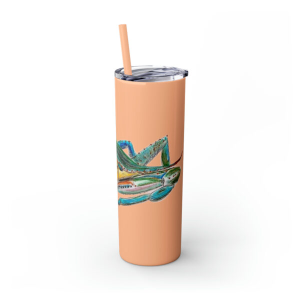 " Carolina Blue Sea Life Series”™ Skinny Tumbler with Straw, 20oz, Blue Crab Tumbler, Cup, Crab Travel Mug, Blue Crab Travel Mug, 20oz Tumbler, Crab Travel Mug, Crab Tumbler, Crab Travel Cup, Spillproof Cup, Spill Proof Travel Mug, Crab Spill Proof Cup - Image 41