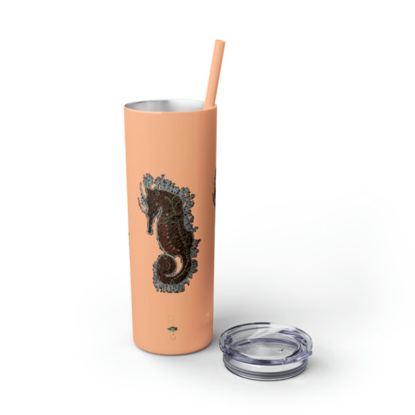 'Electric Seahorse Sea Life Series”™ Skinny Tumbler with Straw, 20oz, Seahorse Tumbler, Seahorse Cup, Seahorse Travel Mug, 20oz Travel Mug, Seahorse Tumbler, Seahorse Travel Mug, 20oz Tumbler, Seahorse Travel Cup, Spillproof Cup, Spill Proof Travel Mug, Seahorse Spill Proof Cup - Image 43