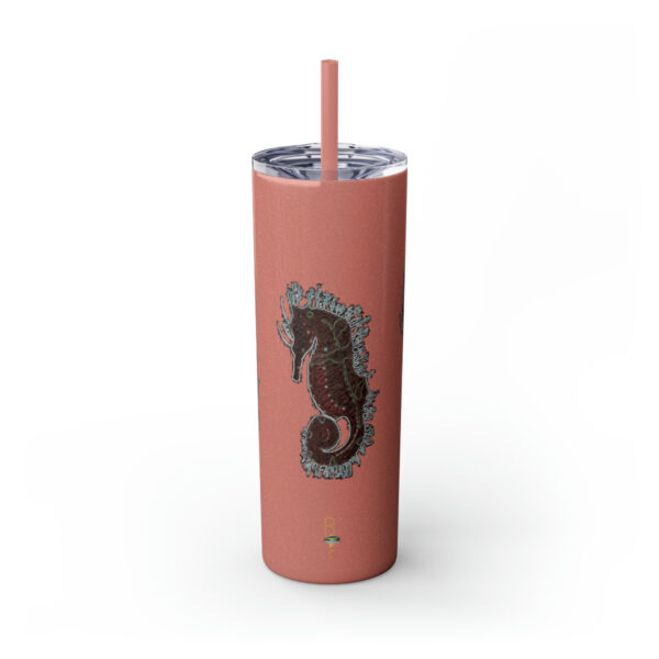 'Electric Seahorse Sea Life Series”™ Skinny Tumbler with Straw, 20oz, Seahorse Tumbler, Seahorse Cup, Seahorse Travel Mug, 20oz Travel Mug, Seahorse Tumbler, Seahorse Travel Mug, 20oz Tumbler, Seahorse Travel Cup, Spillproof Cup, Spill Proof Travel Mug, Seahorse Spill Proof Cup - Image 47