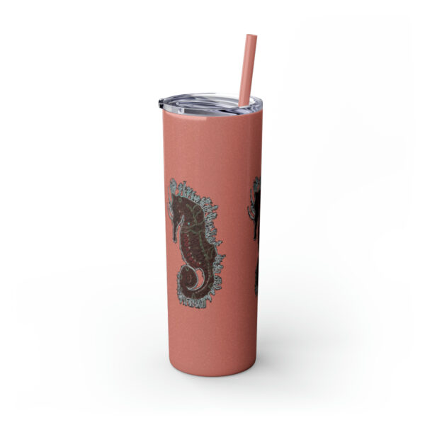 'Electric Seahorse Sea Life Series”™ Skinny Tumbler with Straw, 20oz, Seahorse Tumbler, Seahorse Cup, Seahorse Travel Mug, 20oz Travel Mug, Seahorse Tumbler, Seahorse Travel Mug, 20oz Tumbler, Seahorse Travel Cup, Spillproof Cup, Spill Proof Travel Mug, Seahorse Spill Proof Cup - Image 48