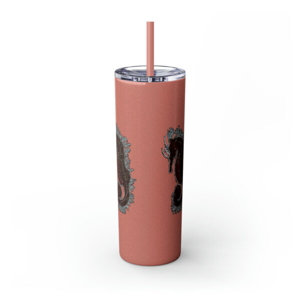 'Electric Seahorse Sea Life Series”™ Skinny Tumbler with Straw, 20oz, Seahorse Tumbler, Seahorse Cup, Seahorse Travel Mug, 20oz Travel Mug, Seahorse Tumbler, Seahorse Travel Mug, 20oz Tumbler, Seahorse Travel Cup, Spillproof Cup, Spill Proof Travel Mug, Seahorse Spill Proof Cup - Image 49