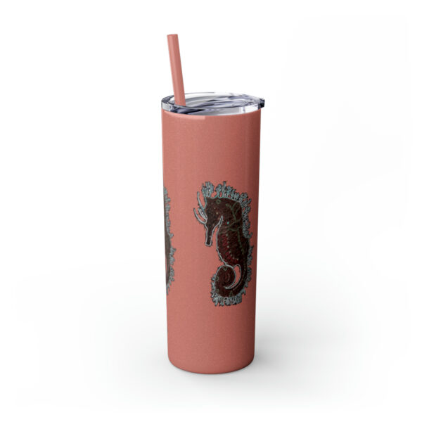 'Electric Seahorse Sea Life Series”™ Skinny Tumbler with Straw, 20oz, Seahorse Tumbler, Seahorse Cup, Seahorse Travel Mug, 20oz Travel Mug, Seahorse Tumbler, Seahorse Travel Mug, 20oz Tumbler, Seahorse Travel Cup, Spillproof Cup, Spill Proof Travel Mug, Seahorse Spill Proof Cup - Image 50