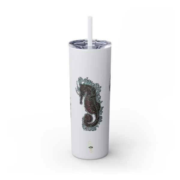 'Electric Seahorse Sea Life Series”™ Skinny Tumbler with Straw, 20oz, Seahorse Tumbler, Seahorse Cup, Seahorse Travel Mug, 20oz Travel Mug, Seahorse Tumbler, Seahorse Travel Mug, 20oz Tumbler, Seahorse Travel Cup, Spillproof Cup, Spill Proof Travel Mug, Seahorse Spill Proof Cup - Image 56