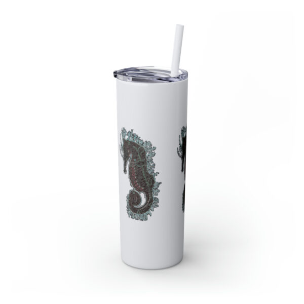 'Electric Seahorse Sea Life Series”™ Skinny Tumbler with Straw, 20oz, Seahorse Tumbler, Seahorse Cup, Seahorse Travel Mug, 20oz Travel Mug, Seahorse Tumbler, Seahorse Travel Mug, 20oz Tumbler, Seahorse Travel Cup, Spillproof Cup, Spill Proof Travel Mug, Seahorse Spill Proof Cup - Image 57