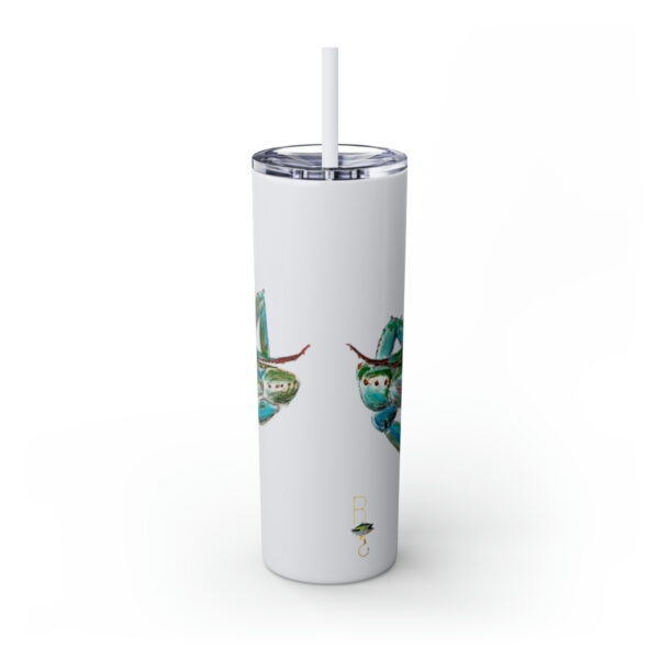 " Carolina Blue Sea Life Series”™ Skinny Tumbler with Straw, 20oz, Blue Crab Tumbler, Cup, Crab Travel Mug, Blue Crab Travel Mug, 20oz Tumbler, Crab Travel Mug, Crab Tumbler, Crab Travel Cup, Spillproof Cup, Spill Proof Travel Mug, Crab Spill Proof Cup - Image 58