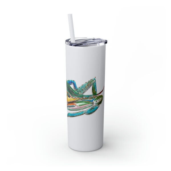 " Carolina Blue Sea Life Series”™ Skinny Tumbler with Straw, 20oz, Blue Crab Tumbler, Cup, Crab Travel Mug, Blue Crab Travel Mug, 20oz Tumbler, Crab Travel Mug, Crab Tumbler, Crab Travel Cup, Spillproof Cup, Spill Proof Travel Mug, Crab Spill Proof Cup - Image 59