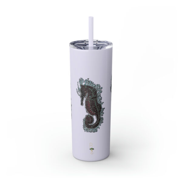 'Electric Seahorse Sea Life Series”™ Skinny Tumbler with Straw, 20oz, Seahorse Tumbler, Seahorse Cup, Seahorse Travel Mug, 20oz Travel Mug, Seahorse Tumbler, Seahorse Travel Mug, 20oz Tumbler, Seahorse Travel Cup, Spillproof Cup, Spill Proof Travel Mug, Seahorse Spill Proof Cup - Image 65