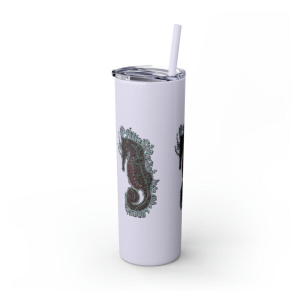 'Electric Seahorse Sea Life Series”™ Skinny Tumbler with Straw, 20oz, Seahorse Tumbler, Seahorse Cup, Seahorse Travel Mug, 20oz Travel Mug, Seahorse Tumbler, Seahorse Travel Mug, 20oz Tumbler, Seahorse Travel Cup, Spillproof Cup, Spill Proof Travel Mug, Seahorse Spill Proof Cup - Image 66