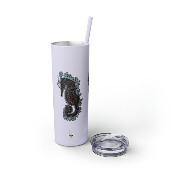 'Electric Seahorse Sea Life Series”™ Skinny Tumbler with Straw, 20oz, Seahorse Tumbler, Seahorse Cup, Seahorse Travel Mug, 20oz Travel Mug, Seahorse Tumbler, Seahorse Travel Mug, 20oz Tumbler, Seahorse Travel Cup, Spillproof Cup, Spill Proof Travel Mug, Seahorse Spill Proof Cup - Image 70