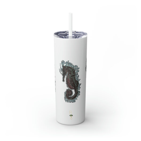 'Electric Seahorse Sea Life Series”™ Skinny Tumbler with Straw, 20oz, Seahorse Tumbler, Seahorse Cup, Seahorse Travel Mug, 20oz Travel Mug, Seahorse Tumbler, Seahorse Travel Mug, 20oz Tumbler, Seahorse Travel Cup, Spillproof Cup, Spill Proof Travel Mug, Seahorse Spill Proof Cup - Image 74