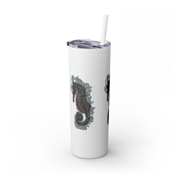 'Electric Seahorse Sea Life Series”™ Skinny Tumbler with Straw, 20oz, Seahorse Tumbler, Seahorse Cup, Seahorse Travel Mug, 20oz Travel Mug, Seahorse Tumbler, Seahorse Travel Mug, 20oz Tumbler, Seahorse Travel Cup, Spillproof Cup, Spill Proof Travel Mug, Seahorse Spill Proof Cup - Image 75