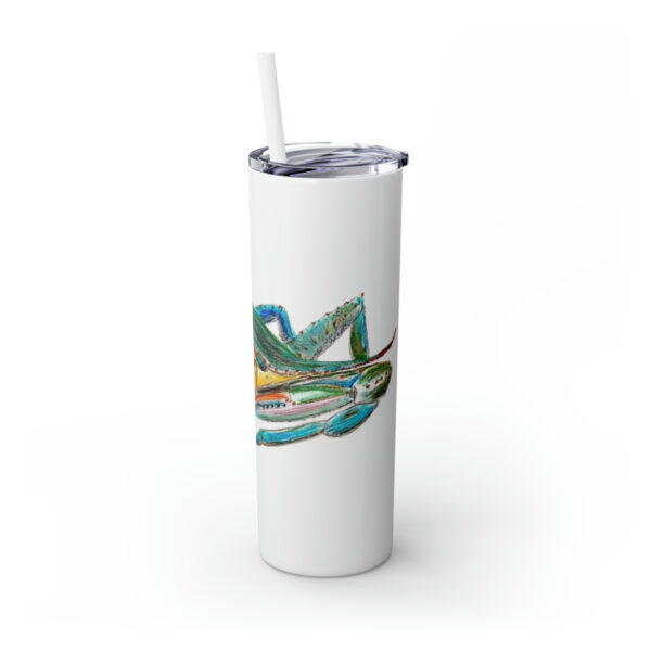 " Carolina Blue Sea Life Series”™ Skinny Tumbler with Straw, 20oz, Blue Crab Tumbler, Cup, Crab Travel Mug, Blue Crab Travel Mug, 20oz Tumbler, Crab Travel Mug, Crab Tumbler, Crab Travel Cup, Spillproof Cup, Spill Proof Travel Mug, Crab Spill Proof Cup - Image 77