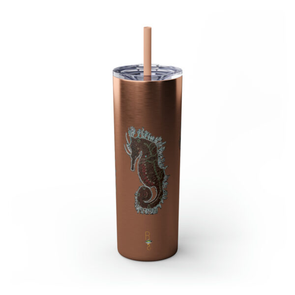 'Electric Seahorse Sea Life Series”™ Skinny Tumbler with Straw, 20oz, Seahorse Tumbler, Seahorse Cup, Seahorse Travel Mug, 20oz Travel Mug, Seahorse Tumbler, Seahorse Travel Mug, 20oz Tumbler, Seahorse Travel Cup, Spillproof Cup, Spill Proof Travel Mug, Seahorse Spill Proof Cup - Image 83