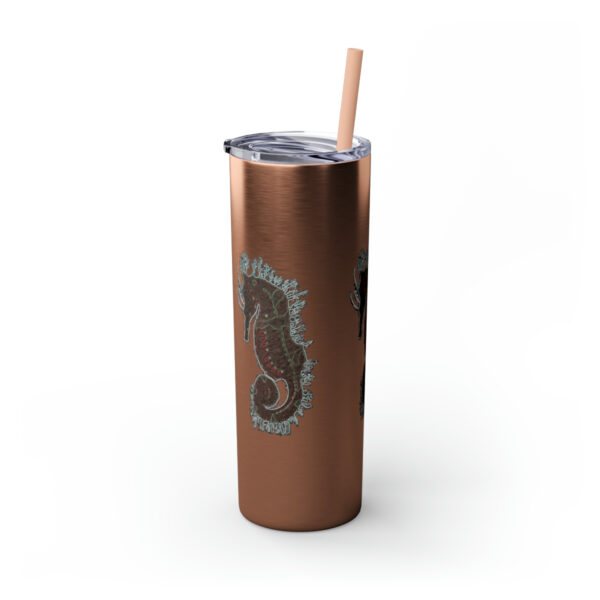 'Electric Seahorse Sea Life Series”™ Skinny Tumbler with Straw, 20oz, Seahorse Tumbler, Seahorse Cup, Seahorse Travel Mug, 20oz Travel Mug, Seahorse Tumbler, Seahorse Travel Mug, 20oz Tumbler, Seahorse Travel Cup, Spillproof Cup, Spill Proof Travel Mug, Seahorse Spill Proof Cup - Image 84