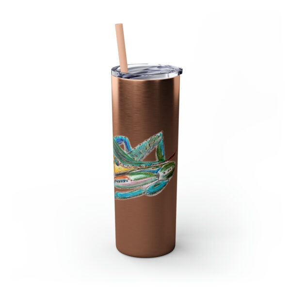 " Carolina Blue Sea Life Series”™ Skinny Tumbler with Straw, 20oz, Blue Crab Tumbler, Cup, Crab Travel Mug, Blue Crab Travel Mug, 20oz Tumbler, Crab Travel Mug, Crab Tumbler, Crab Travel Cup, Spillproof Cup, Spill Proof Travel Mug, Crab Spill Proof Cup - Image 86