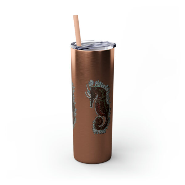 'Electric Seahorse Sea Life Series”™ Skinny Tumbler with Straw, 20oz, Seahorse Tumbler, Seahorse Cup, Seahorse Travel Mug, 20oz Travel Mug, Seahorse Tumbler, Seahorse Travel Mug, 20oz Tumbler, Seahorse Travel Cup, Spillproof Cup, Spill Proof Travel Mug, Seahorse Spill Proof Cup - Image 86