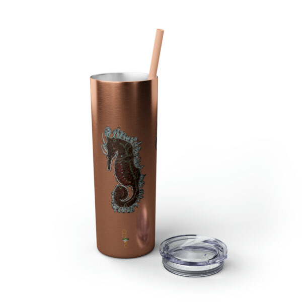 'Electric Seahorse Sea Life Series”™ Skinny Tumbler with Straw, 20oz, Seahorse Tumbler, Seahorse Cup, Seahorse Travel Mug, 20oz Travel Mug, Seahorse Tumbler, Seahorse Travel Mug, 20oz Tumbler, Seahorse Travel Cup, Spillproof Cup, Spill Proof Travel Mug, Seahorse Spill Proof Cup - Image 88