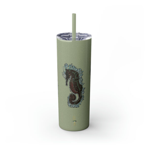 'Electric Seahorse Sea Life Series”™ Skinny Tumbler with Straw, 20oz, Seahorse Tumbler, Seahorse Cup, Seahorse Travel Mug, 20oz Travel Mug, Seahorse Tumbler, Seahorse Travel Mug, 20oz Tumbler, Seahorse Travel Cup, Spillproof Cup, Spill Proof Travel Mug, Seahorse Spill Proof Cup - Image 92