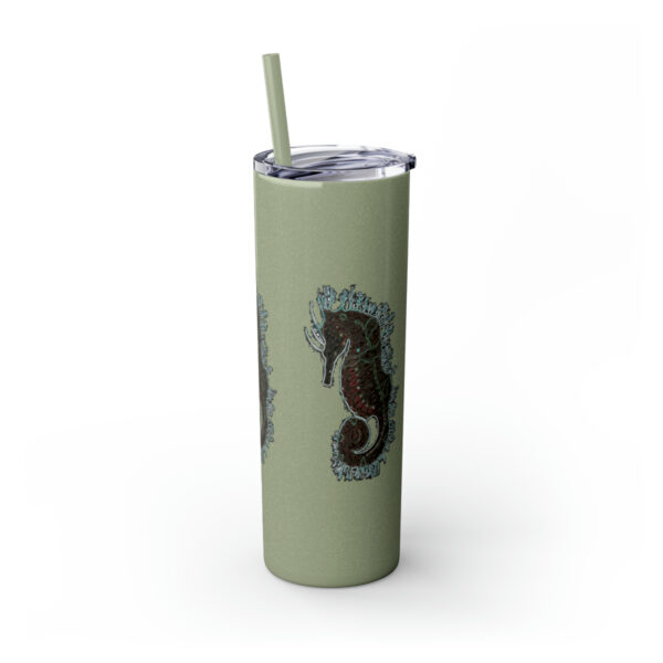 'Electric Seahorse Sea Life Series”™ Skinny Tumbler with Straw, 20oz, Seahorse Tumbler, Seahorse Cup, Seahorse Travel Mug, 20oz Travel Mug, Seahorse Tumbler, Seahorse Travel Mug, 20oz Tumbler, Seahorse Travel Cup, Spillproof Cup, Spill Proof Travel Mug, Seahorse Spill Proof Cup - Image 95