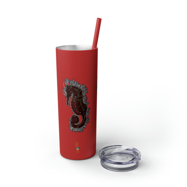 'Electric Seahorse Sea Life Series”™ Skinny Tumbler with Straw, 20oz, Seahorse Tumbler, Seahorse Cup, Seahorse Travel Mug, 20oz Travel Mug, Seahorse Tumbler, Seahorse Travel Mug, 20oz Tumbler, Seahorse Travel Cup, Spillproof Cup, Spill Proof Travel Mug, Seahorse Spill Proof Cup - Image 106