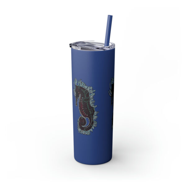 'Electric Seahorse Sea Life Series”™ Skinny Tumbler with Straw, 20oz, Seahorse Tumbler, Seahorse Cup, Seahorse Travel Mug, 20oz Travel Mug, Seahorse Tumbler, Seahorse Travel Mug, 20oz Tumbler, Seahorse Travel Cup, Spillproof Cup, Spill Proof Travel Mug, Seahorse Spill Proof Cup - Image 111