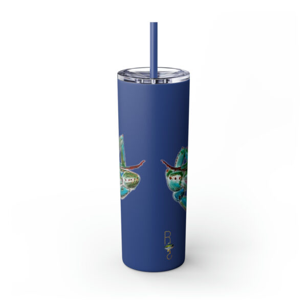 " Carolina Blue Sea Life Series”™ Skinny Tumbler with Straw, 20oz, Blue Crab Tumbler, Cup, Crab Travel Mug, Blue Crab Travel Mug, 20oz Tumbler, Crab Travel Mug, Crab Tumbler, Crab Travel Cup, Spillproof Cup, Spill Proof Travel Mug, Crab Spill Proof Cup - Image 112