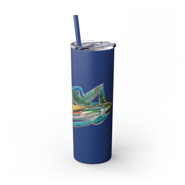 " Carolina Blue Sea Life Series”™ Skinny Tumbler with Straw, 20oz, Blue Crab Tumbler, Cup, Crab Travel Mug, Blue Crab Travel Mug, 20oz Tumbler, Crab Travel Mug, Crab Tumbler, Crab Travel Cup, Spillproof Cup, Spill Proof Travel Mug, Crab Spill Proof Cup - Image 113