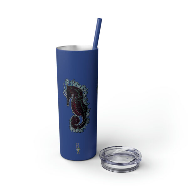 'Electric Seahorse Sea Life Series”™ Skinny Tumbler with Straw, 20oz, Seahorse Tumbler, Seahorse Cup, Seahorse Travel Mug, 20oz Travel Mug, Seahorse Tumbler, Seahorse Travel Mug, 20oz Tumbler, Seahorse Travel Cup, Spillproof Cup, Spill Proof Travel Mug, Seahorse Spill Proof Cup - Image 115