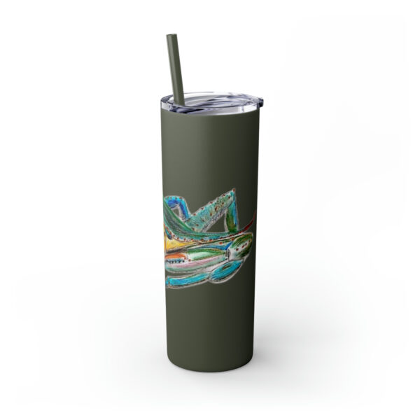 " Carolina Blue Sea Life Series”™ Skinny Tumbler with Straw, 20oz, Blue Crab Tumbler, Cup, Crab Travel Mug, Blue Crab Travel Mug, 20oz Tumbler, Crab Travel Mug, Crab Tumbler, Crab Travel Cup, Spillproof Cup, Spill Proof Travel Mug, Crab Spill Proof Cup - Image 122