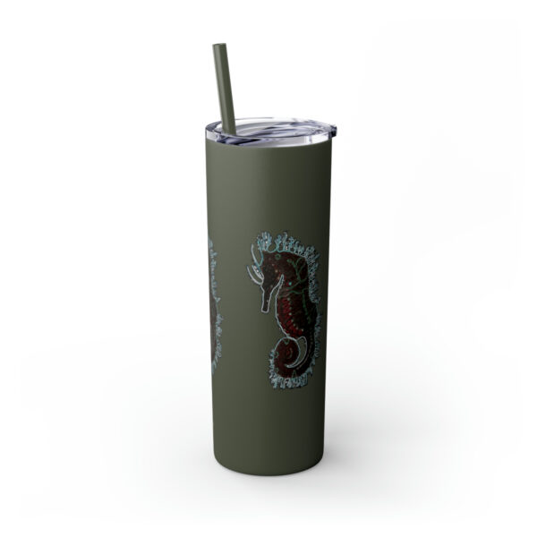 'Electric Seahorse Sea Life Series”™ Skinny Tumbler with Straw, 20oz, Seahorse Tumbler, Seahorse Cup, Seahorse Travel Mug, 20oz Travel Mug, Seahorse Tumbler, Seahorse Travel Mug, 20oz Tumbler, Seahorse Travel Cup, Spillproof Cup, Spill Proof Travel Mug, Seahorse Spill Proof Cup - Image 122