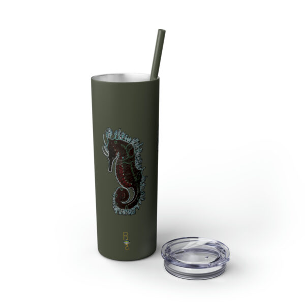 'Electric Seahorse Sea Life Series”™ Skinny Tumbler with Straw, 20oz, Seahorse Tumbler, Seahorse Cup, Seahorse Travel Mug, 20oz Travel Mug, Seahorse Tumbler, Seahorse Travel Mug, 20oz Tumbler, Seahorse Travel Cup, Spillproof Cup, Spill Proof Travel Mug, Seahorse Spill Proof Cup - Image 124