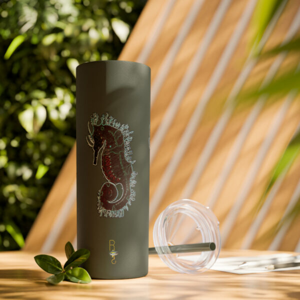 'Electric Seahorse Sea Life Series”™ Skinny Tumbler with Straw, 20oz, Seahorse Tumbler, Seahorse Cup, Seahorse Travel Mug, 20oz Travel Mug, Seahorse Tumbler, Seahorse Travel Mug, 20oz Tumbler, Seahorse Travel Cup, Spillproof Cup, Spill Proof Travel Mug, Seahorse Spill Proof Cup - Image 118