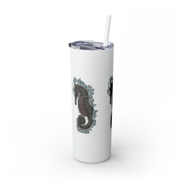 'Electric Seahorse Sea Life Series”™ Skinny Tumbler with Straw, 20oz, Seahorse Tumbler, Seahorse Cup, Seahorse Travel Mug, 20oz Travel Mug, Seahorse Tumbler, Seahorse Travel Mug, 20oz Tumbler, Seahorse Travel Cup, Spillproof Cup, Spill Proof Travel Mug, Seahorse Spill Proof Cup - Image 129