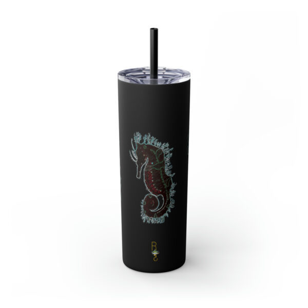 'Electric Seahorse Sea Life Series”™ Skinny Tumbler with Straw, 20oz, Seahorse Tumbler, Seahorse Cup, Seahorse Travel Mug, 20oz Travel Mug, Seahorse Tumbler, Seahorse Travel Mug, 20oz Tumbler, Seahorse Travel Cup, Spillproof Cup, Spill Proof Travel Mug, Seahorse Spill Proof Cup - Image 137