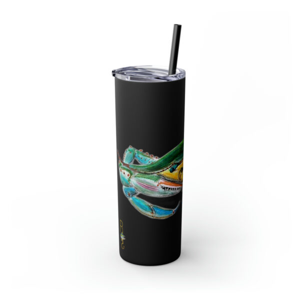 " Carolina Blue Sea Life Series”™ Skinny Tumbler with Straw, 20oz, Blue Crab Tumbler, Cup, Crab Travel Mug, Blue Crab Travel Mug, 20oz Tumbler, Crab Travel Mug, Crab Tumbler, Crab Travel Cup, Spillproof Cup, Spill Proof Travel Mug, Crab Spill Proof Cup - Image 138