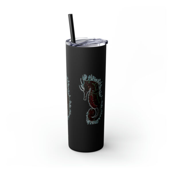 'Electric Seahorse Sea Life Series”™ Skinny Tumbler with Straw, 20oz, Seahorse Tumbler, Seahorse Cup, Seahorse Travel Mug, 20oz Travel Mug, Seahorse Tumbler, Seahorse Travel Mug, 20oz Tumbler, Seahorse Travel Cup, Spillproof Cup, Spill Proof Travel Mug, Seahorse Spill Proof Cup - Image 140