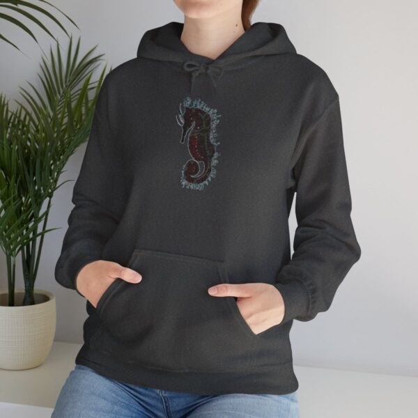 "Electric Seahorse Sea Life Series"™; R G Concepts Unisex Heavy Blend™ Hooded Sweatshirt, Seahorse Hooded Sweatshirt, Beach Sweatshirt, Women's Sweatshirt, Grandmother's sweatshirt, Mother's gift, Grandmother's gift, Fish Sweatshirt, Fishing Sweatshirt, Men's Hoodie Sweatshirt, Men's Saltwater Hooded Sweatshirt, Guy's Hooded Sweatshirt, Guy's Seahorse Hooded Sweatshirt, Ocean Hoodie Sweatshirt, Ladies sweatshirt, colorful sweatshirt, Seahorse, Fishing Girl Hoodie, Seahorse Cowgirl - Image 78