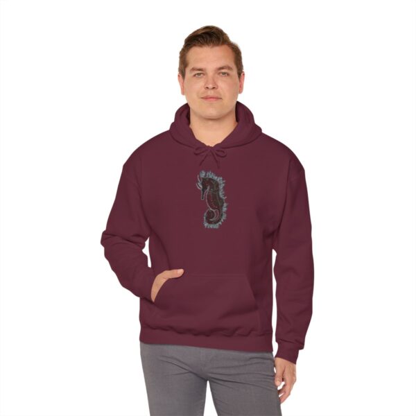 "Electric Seahorse Sea Life Series"™; R G Concepts Unisex Heavy Blend™ Hooded Sweatshirt, Seahorse Hooded Sweatshirt, Beach Sweatshirt, Women's Sweatshirt, Grandmother's sweatshirt, Mother's gift, Grandmother's gift, Fish Sweatshirt, Fishing Sweatshirt, Men's Hoodie Sweatshirt, Men's Saltwater Hooded Sweatshirt, Guy's Hooded Sweatshirt, Guy's Seahorse Hooded Sweatshirt, Ocean Hoodie Sweatshirt, Ladies sweatshirt, colorful sweatshirt, Seahorse, Fishing Girl Hoodie, Seahorse Cowgirl - Image 61