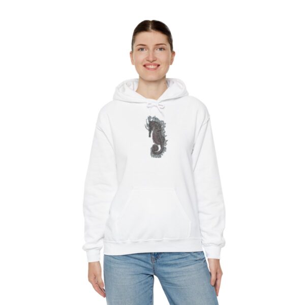 "Electric Seahorse Sea Life Series"™; R G Concepts Unisex Heavy Blend™ Hooded Sweatshirt, Seahorse Hooded Sweatshirt, Beach Sweatshirt, Women's Sweatshirt, Grandmother's sweatshirt, Mother's gift, Grandmother's gift, Fish Sweatshirt, Fishing Sweatshirt, Men's Hoodie Sweatshirt, Men's Saltwater Hooded Sweatshirt, Guy's Hooded Sweatshirt, Guy's Seahorse Hooded Sweatshirt, Ocean Hoodie Sweatshirt, Ladies sweatshirt, colorful sweatshirt, Seahorse, Fishing Girl Hoodie, Seahorse Cowgirl - Image 14