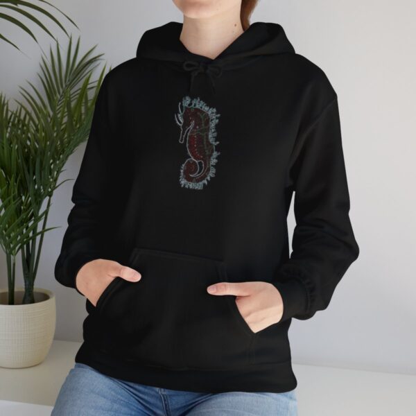 "Electric Seahorse Sea Life Series"™; R G Concepts Unisex Heavy Blend™ Hooded Sweatshirt, Seahorse Hooded Sweatshirt, Beach Sweatshirt, Women's Sweatshirt, Grandmother's sweatshirt, Mother's gift, Grandmother's gift, Fish Sweatshirt, Fishing Sweatshirt, Men's Hoodie Sweatshirt, Men's Saltwater Hooded Sweatshirt, Guy's Hooded Sweatshirt, Guy's Seahorse Hooded Sweatshirt, Ocean Hoodie Sweatshirt, Ladies sweatshirt, colorful sweatshirt, Seahorse, Fishing Girl Hoodie, Seahorse Cowgirl - Image 39