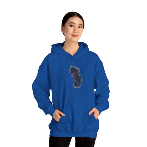 "Electric Seahorse Sea Life Series"™; R G Concepts Unisex Heavy Blend™ Hooded Sweatshirt, Seahorse Hooded Sweatshirt, Beach Sweatshirt, Women's Sweatshirt, Grandmother's sweatshirt, Mother's gift, Grandmother's gift, Fish Sweatshirt, Fishing Sweatshirt, Men's Hoodie Sweatshirt, Men's Saltwater Hooded Sweatshirt, Guy's Hooded Sweatshirt, Guy's Seahorse Hooded Sweatshirt, Ocean Hoodie Sweatshirt, Ladies sweatshirt, colorful sweatshirt, Seahorse, Fishing Girl Hoodie, Seahorse Cowgirl - Image 98