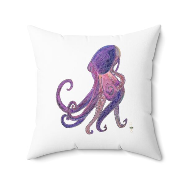 "Octopus" "Sea Life Series  Square Pillow, Octopus throw pillow, Octopus pillow, Couch pillows, Fun octopus Pillow, Octopus couch pillow, decorative pillow, Octopus decorative pillow, Ocean theme pillow