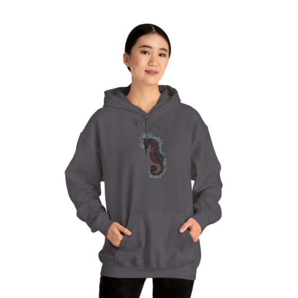 "Electric Seahorse Sea Life Series"™; R G Concepts Unisex Heavy Blend™ Hooded Sweatshirt, Seahorse Hooded Sweatshirt, Beach Sweatshirt, Women's Sweatshirt, Grandmother's sweatshirt, Mother's gift, Grandmother's gift, Fish Sweatshirt, Fishing Sweatshirt, Men's Hoodie Sweatshirt, Men's Saltwater Hooded Sweatshirt, Guy's Hooded Sweatshirt, Guy's Seahorse Hooded Sweatshirt, Ocean Hoodie Sweatshirt, Ladies sweatshirt, colorful sweatshirt, Seahorse, Fishing Girl Hoodie, Seahorse Cowgirl - Image 85