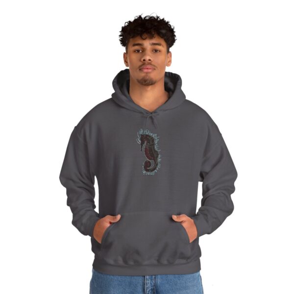 "Electric Seahorse Sea Life Series"™; R G Concepts Unisex Heavy Blend™ Hooded Sweatshirt, Seahorse Hooded Sweatshirt, Beach Sweatshirt, Women's Sweatshirt, Grandmother's sweatshirt, Mother's gift, Grandmother's gift, Fish Sweatshirt, Fishing Sweatshirt, Men's Hoodie Sweatshirt, Men's Saltwater Hooded Sweatshirt, Guy's Hooded Sweatshirt, Guy's Seahorse Hooded Sweatshirt, Ocean Hoodie Sweatshirt, Ladies sweatshirt, colorful sweatshirt, Seahorse, Fishing Girl Hoodie, Seahorse Cowgirl - Image 86