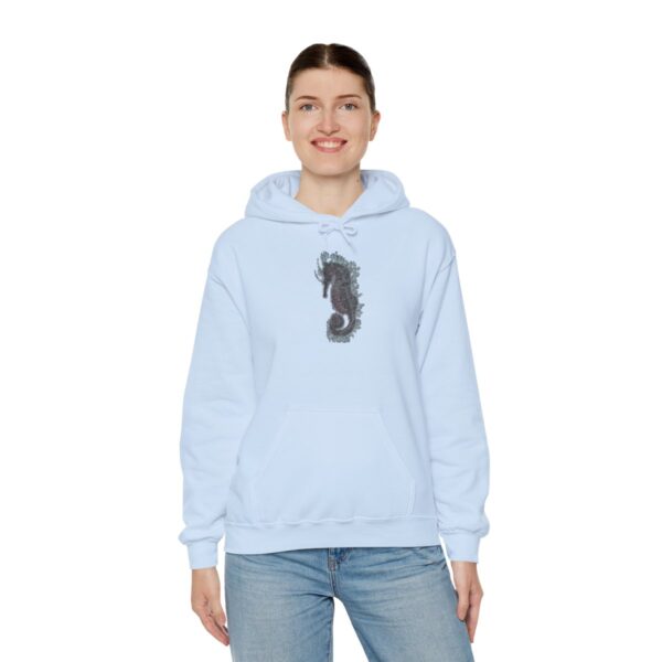 "Electric Seahorse Sea Life Series"™; R G Concepts Unisex Heavy Blend™ Hooded Sweatshirt, Seahorse Hooded Sweatshirt, Beach Sweatshirt, Women's Sweatshirt, Grandmother's sweatshirt, Mother's gift, Grandmother's gift, Fish Sweatshirt, Fishing Sweatshirt, Men's Hoodie Sweatshirt, Men's Saltwater Hooded Sweatshirt, Guy's Hooded Sweatshirt, Guy's Seahorse Hooded Sweatshirt, Ocean Hoodie Sweatshirt, Ladies sweatshirt, colorful sweatshirt, Seahorse, Fishing Girl Hoodie, Seahorse Cowgirl