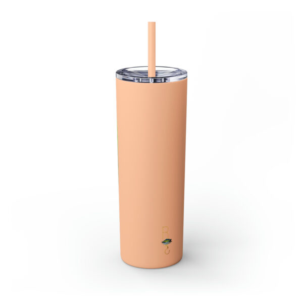 "Dorado Sea Life Series”™ Skinny Tumbler with Straw, 20oz, Tumbler, Cup, Travel Mug, Yellowfin Travel Mug, Dorado Tumbler, Dorado Travel Mug, Mahi Mahi Tumbler, Dolphin Travel Cup, Dorado Spillproof Cup, Mahi Mahi Spill Proof Travel Mug, Dorado Spill Proof Cup - Image 13