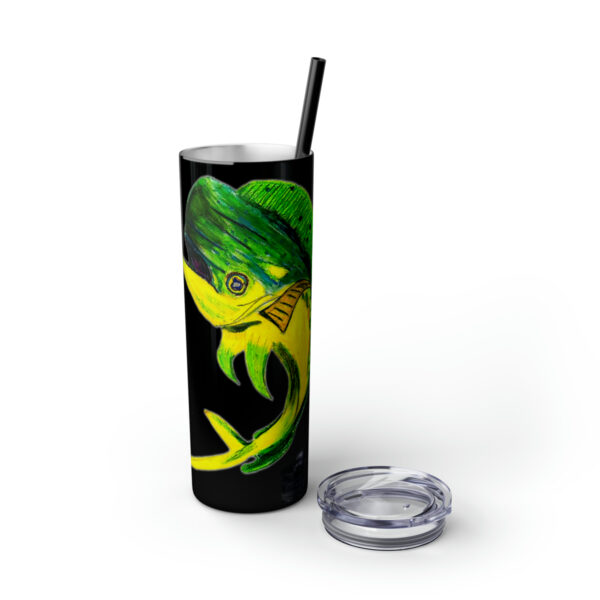 "Dorado Sea Life Series”™ Skinny Tumbler with Straw, 20oz, Tumbler, Cup, Travel Mug, Yellowfin Travel Mug, Dorado Tumbler, Dorado Travel Mug, Mahi Mahi Tumbler, Dolphin Travel Cup, Dorado Spillproof Cup, Mahi Mahi Spill Proof Travel Mug, Dorado Spill Proof Cup - Image 34